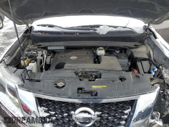 2013 Nissan Pathfinder Platinum with VIN 5N1AR2MM9DC674036, listed as a Copart auction lot 86051544 with 154,805 mi miles and Salvage title. Bid and sale history available at DreamBid. Image 12.