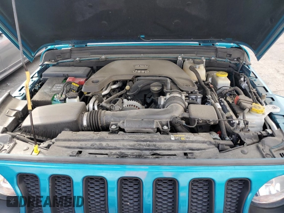 2019 Jeep Wrangler Unlimited Sport S with VIN 1C4HJXDG0KW602803, listed as a Copart auction lot 55640145 with 64,906 mi miles and Salvage title. Bid and sale history available at DreamBid. Image 11.