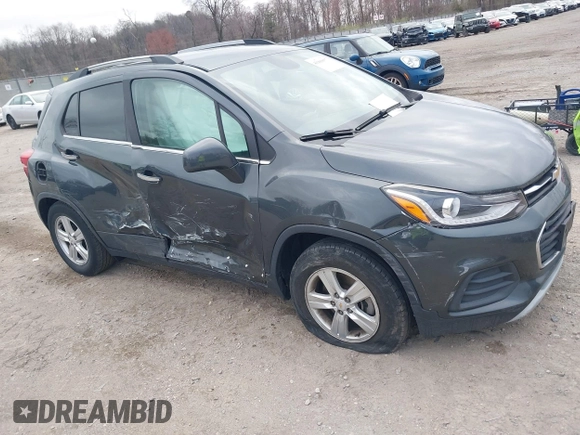 2018 Chevrolet Trax LT with VIN KL7CJLSB7JB674238, listed as a IAAI auction lot 41909657 with 115,875 mi miles. Bid and sale history available at carsss.com. Image 1.