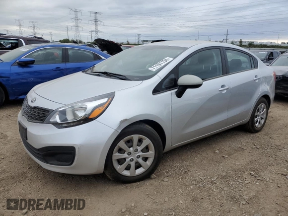 2013 Kia Rio LX with VIN KNADM4A36D6301748, listed as a Copart auction lot 71191154 with 59,759 mi miles and Clean Title. Bid and sale history available at DreamBid. Image 1.