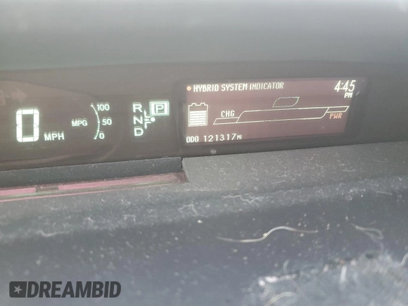 2011 Toyota Prius I with VIN JTDKN3DU9B5273579, listed as a Copart auction lot 47318515 with 121,317 mi miles and Salvage Title. Bid and sale history available at DreamBid. Image 9.