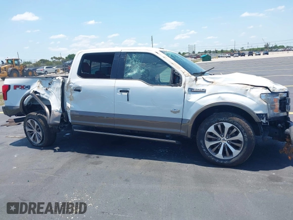 2020 Ford F-150 XL with VIN 1FTEW1E57LFC71427, listed as a IAAI auction lot 42202609 with 61,435 mi miles and . Bid and sale history available at DreamBid. Image 13.