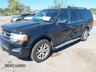 2015 Ford Expedition Max Limited with VIN 1FMJK2AT1FEF07080, listed as a IAAI auction lot 41833188 with 158,618 mi miles and . Bid and sale history available at DreamBid. Image 17.