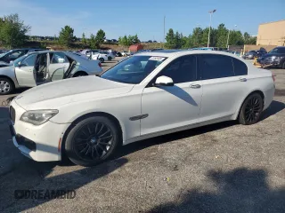 2015 BMW 7 Series 750Li xDrive with VIN WBAYF8C50FD655443, listed as a Copart auction lot 61092005 with Not provided miles and Salvage title. Bid and sale history available at DreamBid. Image 1.