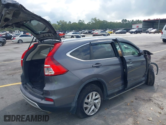 2015 Honda CR-V EX-L with VIN 2HKRM4H73FH606201, listed as a IAAI auction lot 40490815 with 24,219 mi miles and . Bid and sale history available at carsss.com. Image 4.