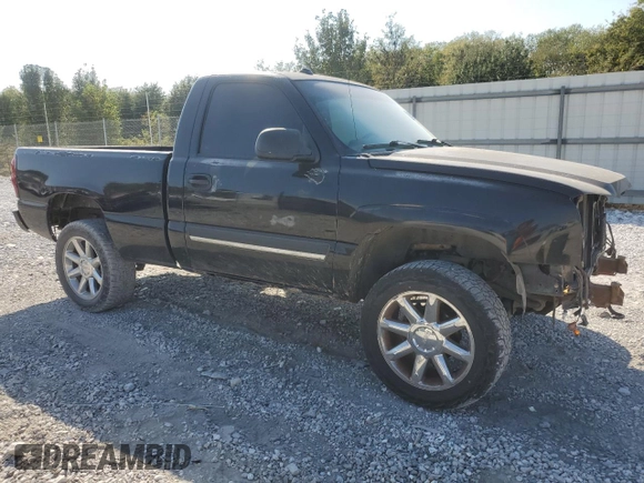 2004 Chevrolet Silverado 1500 LS with VIN 1GCEC14T64Z234068, listed as a Copart auction lot 75937834 with 217,085 mi miles and Salvage Title. Bid and sale history available at carsss.com. Image 4.