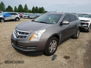 2012 Cadillac SRX Luxury Collection with VIN 3GYFNAE37CS556432, listed as a Copart auction lot 48050322 with 177,598 mi miles and Salvage Title. Bid and sale history available at carsss.com. Image 2.