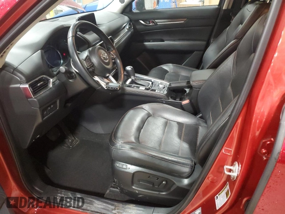 2020 Mazda CX-5 Grand Touring with VIN JM3KFBDM2L1771632, listed as a Copart auction lot 52894945 with 34,926 mi miles and Salvage Title. Bid and sale history available at carsss.com. Image 7.