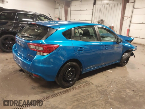 2022 Subaru Impreza with VIN 4S3GTAB62N3724811, listed as a IAAI auction lot 41235792 with 25,500 mi miles and . Bid and sale history available at DreamBid. Image 4.
