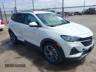 2022 Buick Encore GX Select with VIN KL4MMDS28NB106259, listed as a IAAI auction lot 42101138 with 23,634 mi miles and . Bid and sale history available at DreamBid. Image 1.