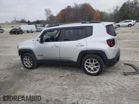 2019 Jeep Renegade Latitude z VIN ZACNJABB6KPK89094, wystawiony jako Copart lot #54342815 z przebiegiem 105 808 mil mil oraz Szkoda całkowita • Salvage title. Historia ofert i sprzedaży dostępna na DreamBid. Obrazek 2.