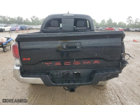 2023 Toyota Tacoma 4WD SR with VIN 3TMCZ5AN3PM539925, listed as a Copart auction lot 53379225 with 32,918 mi miles and Salvage Title. Bid and sale history available at carsss.com. Image 6.