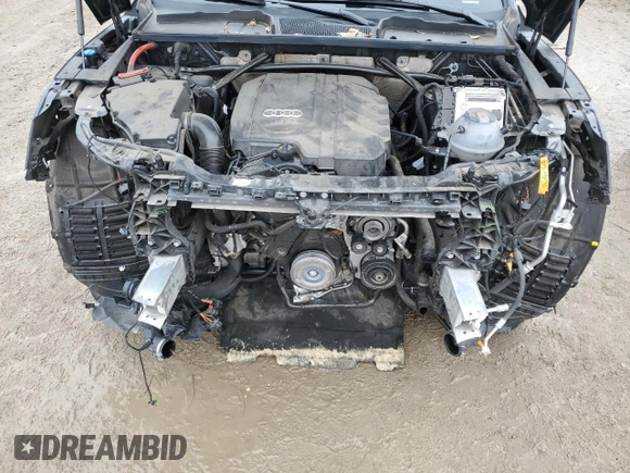2023 Audi Q5 Premium with VIN WA1ABAFY7P2142288, listed as a Copart auction lot 43472395 with 23,227 mi miles and Salvage title. Bid and sale history available at DreamBid. Image 12.