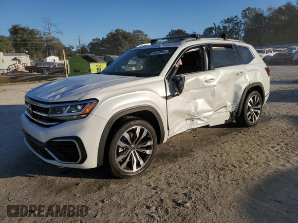 2023 Volkswagen Atlas SEL Premium R-Line с VIN 1V2FR2CA4PC558182, выставлен на аукционе Copart как лот 82670894 с пробегом 12 807 миль миль и На запчасти • Non repairable. История ставок и продаж доступна на DreamBid. Изображение 1.