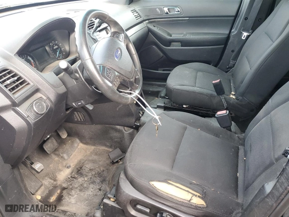 2017 Ford Police Interceptor Utility with VIN 1FM5K8AT3HGC86304, listed as a Copart auction lot 81645544 with 138,022 mi miles and Clean Title. Bid and sale history available at carsss.com. Image 7.