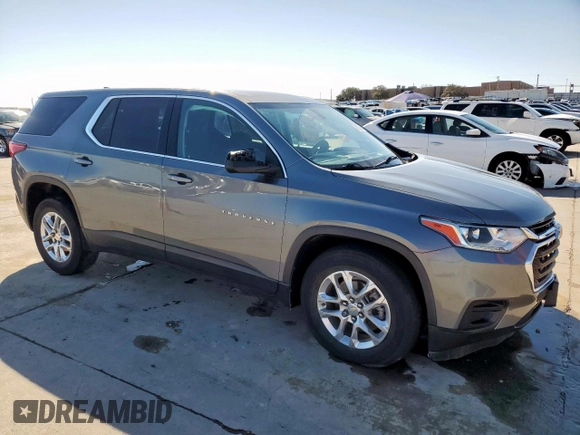 2021 Chevrolet Traverse LS with VIN 1GNERFKW9MJ150468, listed as a Copart auction lot 45326615 with 64,980 mi miles and Clean Title. Bid and sale history available at carsss.com. Image 4.