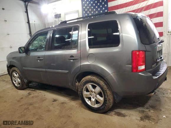 2011 Honda Pilot EX-L with VIN 5FNYF4H55BB042872, listed as a Copart auction lot 48232185 with 56,124 mi miles and Salvage Title. Bid and sale history available at carsss.com. Image 2.