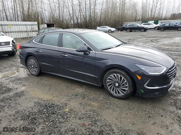 2023 Hyundai Sonata Hybrid Limited with VIN KMHL54JJ2PA055708, listed as a Copart auction lot 45769345 with 32,444 mi miles and Salvage Title. Bid and sale history available at carsss.com. Image 4.
