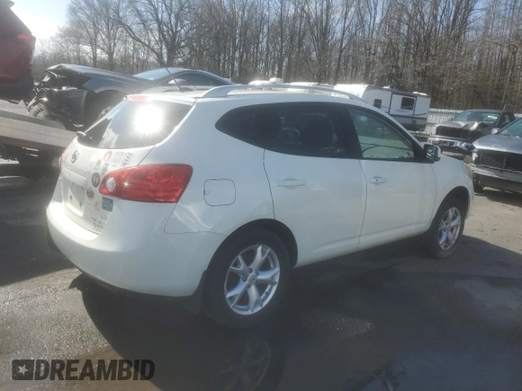 2008 Nissan Rogue SL with VIN JN8AS58V78W138465, listed as a Copart auction lot 49464985 with 147,360 mi miles and Salvage Title. Bid and sale history available at DreamBid. Image 3.