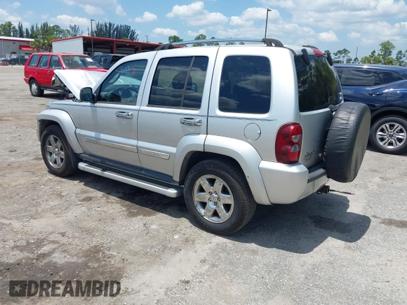 2005 Jeep Liberty Limited z VIN 1J4GK58K45W604144, wystawiony jako IAAI lot #42280563 z przebiegiem 139 078 mil mil oraz . Historia ofert i sprzedaży dostępna na DreamBid. Obrazek 3.