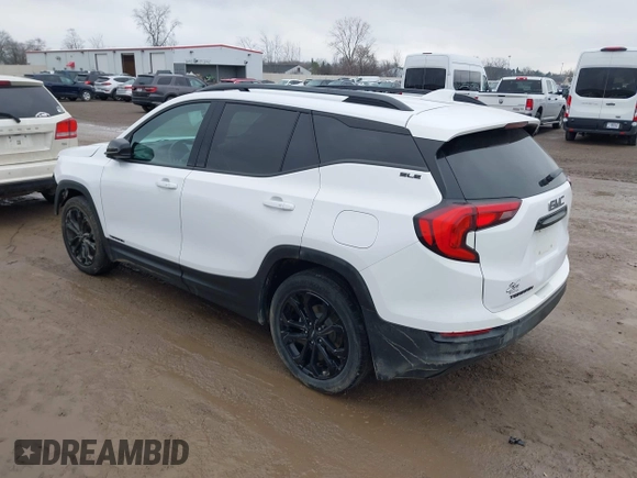 2021 GMC Terrain SLE with VIN 3GKALMEV7ML386078, listed as a IAAI auction lot 40896797 with 60,611 mi miles and . Bid and sale history available at carsss.com. Image 3.