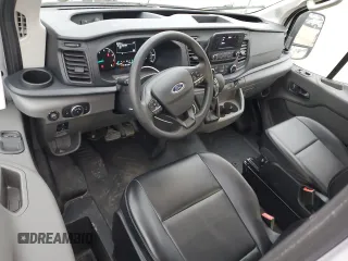 2023 Ford Transit Cargo with VIN 1FTYE1Y88PKB74921, listed as a Copart auction lot 44746485 with 52,376 mi miles and Salvage Title. Bid and sale history available at carsss.com. Image 8.