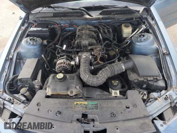2007 Ford Mustang Deluxe with VIN 1ZVFT80N475294220, listed as a Copart auction lot 57589535 with 233,160 mi miles and Salvage title. Bid and sale history available at DreamBid. Image 11.