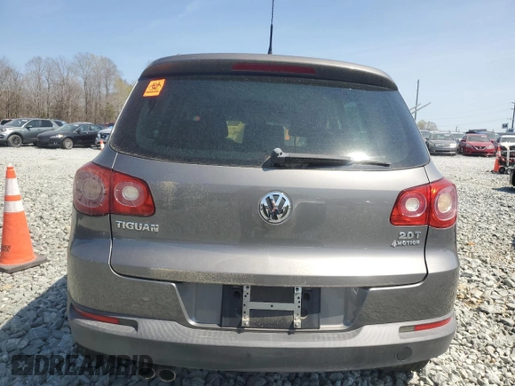 2010 Volkswagen Tiguan SEL with VIN WVGBV7AX4AW513809, listed as a Copart auction lot 50951415 with 109,001 mi miles and Clean Title. Bid and sale history available at DreamBid. Image 6.