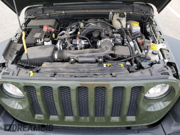 2023 Jeep Wrangler Sport S with VIN 1C4HJXDG4PW510259, listed as a Copart auction lot 45361515 with 26,162 mi miles and Salvage Title. Bid and sale history available at DreamBid. Image 12.