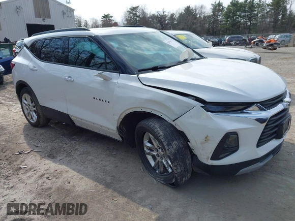 2019 Chevrolet Blazer with VIN 3GNKBHRSXKS591317, listed as a IAAI auction lot 42075872 with 103,595 mi miles and . Bid and sale history available at DreamBid. Image 1.