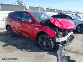 2019 Acura RDX w/A-Spec Pkg with VIN 5J8TC1H6XKL006653, listed as a IAAI auction lot 41855370 with 1 mi miles. Bid and sale history available at carsss.com. Image 1.