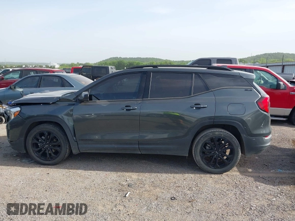 2020 GMC Terrain SLE with VIN 3GKALMEV8LL186664, listed as a IAAI auction lot 42266140 with 82,291 mi miles and . Bid and sale history available at DreamBid. Image 14.