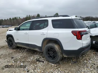 2021 GMC Acadia AT4 with VIN 1GKKNLLS8MZ113600, listed as a Copart auction lot 52073225 with 92,229 mi miles and Salvage title. Bid and sale history available at DreamBid. Image 2.