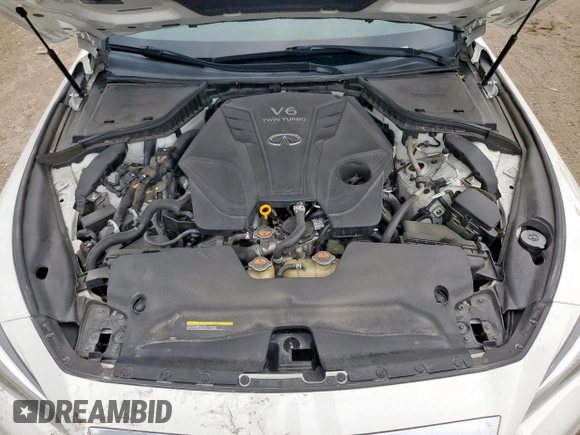 2020 Infiniti Q50 Luxe with VIN JN1EV7AP4LM206174, listed as a Copart auction lot 62498325 with 58,993 mi miles and Salvage title. Bid and sale history available at DreamBid. Image 11.