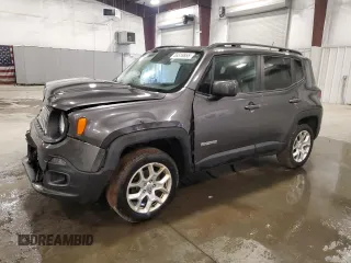 2017 Jeep Renegade Altitude with VIN ZACCJBBB6HPE49807, listed as a Copart auction lot 55518865 with 80,452 mi miles and Non repairable. Bid and sale history available at DreamBid. Image 1.