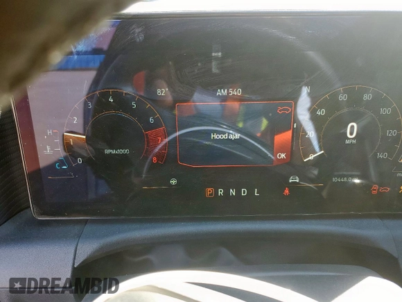 2024 Ford Mustang EcoBoost with VIN 1FA6P8TH3R5137767, listed as a Copart auction lot 47287715 with 10,448 mi miles and Salvage Title. Bid and sale history available at DreamBid. Image 9.