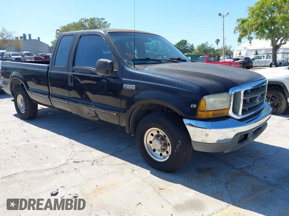 1999 Ford F-250 XL with VIN 1FTNX20LXXEA49775, listed as a IAAI auction lot 41825626 with 141,767 mi miles and . Bid and sale history available at DreamBid. Image 1.