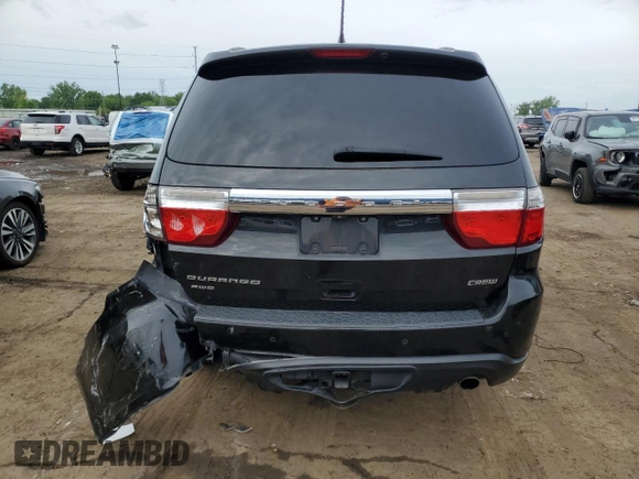 2013 Dodge Durango Crew с VIN 1C4RDJDG5DC695945, выставлен на аукционе Copart как лот 59113565 с пробегом 136 299 миль миль и Чистый • Clean title. История ставок и продаж доступна на DreamBid. Изображение 6.