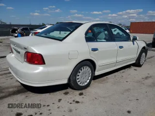 2002 Mitsubishi Galant ES with VIN 4A3AA46G62E019684, listed as a Copart auction lot 46897625 with 0 mi miles and Salvage Title. Bid and sale history available at carsss.com. Image 3.