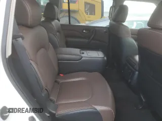 2021 Infiniti QX80 LUXE with VIN JN8AZ2AF6M9721468, listed as a Copart auction lot 56313704 with 23,748 mi miles and Salvage Title. Bid and sale history available at carsss.com. Image 11.