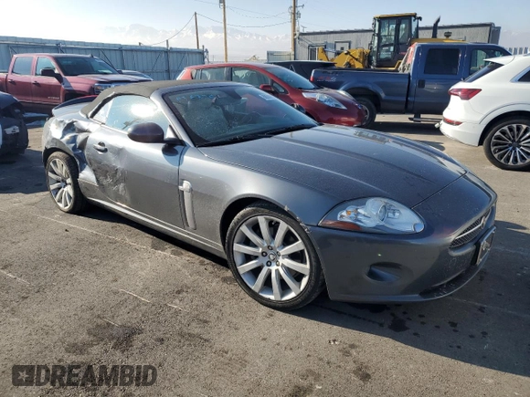2007 Jaguar XK with VIN SAJWA44B075B11126, listed as a Copart auction lot 88686925 with 116,760 mi miles and Salvage Title. Bid and sale history available at carsss.com. Image 4.