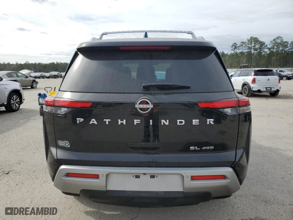2024 Nissan Pathfinder SL with VIN 5N1DR3CC0RC207607, listed as a Copart auction lot 47579805 with 13,152 mi miles and Salvage Title. Bid and sale history available at carsss.com. Image 6.