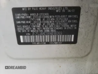 2014 Subaru Forester 2.5i Limited with VIN JF2SJAHC1EH438269, listed as a Copart auction lot 49068075 with 186,422 mi miles and Salvage Title. Bid and sale history available at carsss.com. Image 12.
