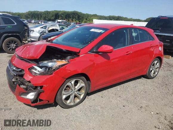 2013 Hyundai Elantra GT with VIN KMHD35LE4DU082855, listed as a Copart auction lot 71051354 with 127,040 mi miles and Salvage Title. Bid and sale history available at carsss.com. Image 1.