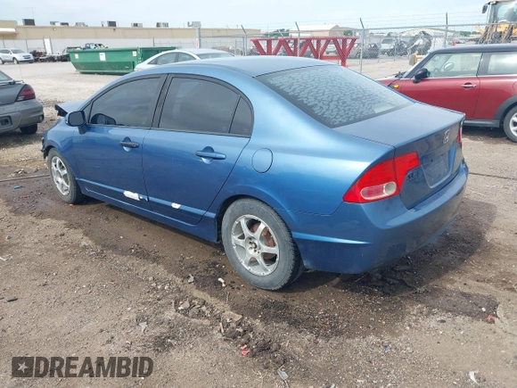2008 Honda Civic LX z VIN 1HGFA16578L096964, wystawiony jako IAAI lot #42248106 z przebiegiem 173 108 mil mil oraz . Historia ofert i sprzedaży dostępna na DreamBid. Obrazek 3.