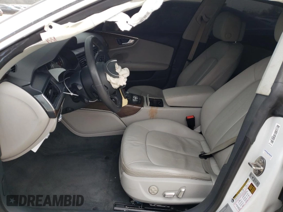 2016 Audi A7 3.0 Premium Plus with VIN WAUWGAFCXGN050489, listed as a Copart auction lot 37699464 with 0 mi miles. Bid and sale history available at carsss.com. Image 7.