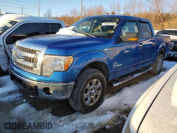 2013 Ford F-150 XL with VIN 1FTFW1ET5DFA05070, listed as a Copart auction lot 41687145 with 239,997 mi miles and Clean title. Bid and sale history available at DreamBid. Image 1.