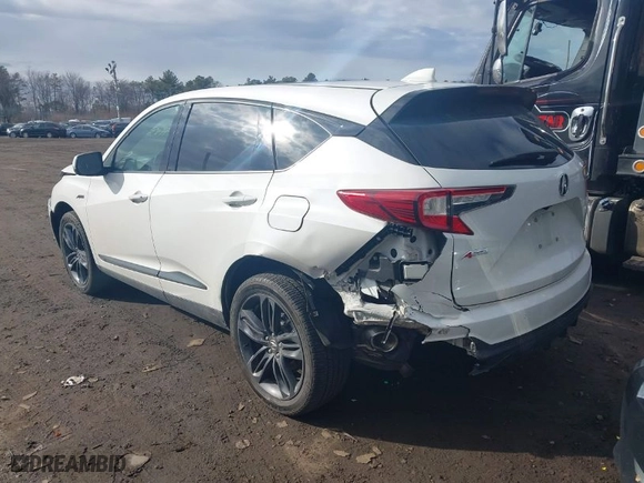 2023 Acura RDX w/A-Spec Package with VIN 5J8TC2H65PL010087, listed as a IAAI auction lot 41732497 with 14,849 mi miles. Bid and sale history available at carsss.com. Image 3.