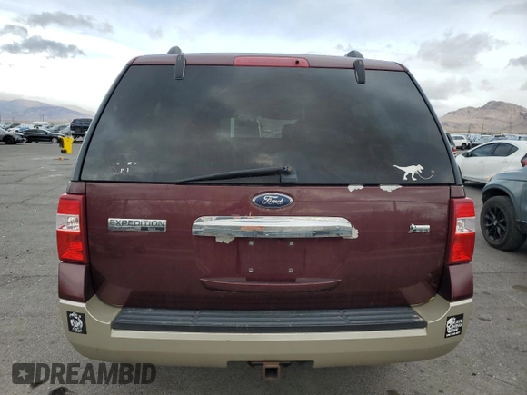 2009 Ford Expedition EL Eddie Bauer with VIN 1FMFK18519EB00906, listed as a Copart auction lot 46627875 with 213,878 mi miles and Clean Title. Bid and sale history available at carsss.com. Image 6.