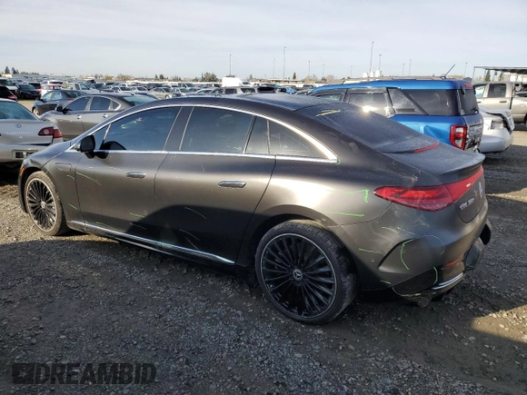 2023 Mercedes-Benz EQE with VIN W1KEG2BB6PF017233, listed as a Copart auction lot 49458415 with 11,636 mi miles and Salvage Title. Bid and sale history available at carsss.com. Image 2.